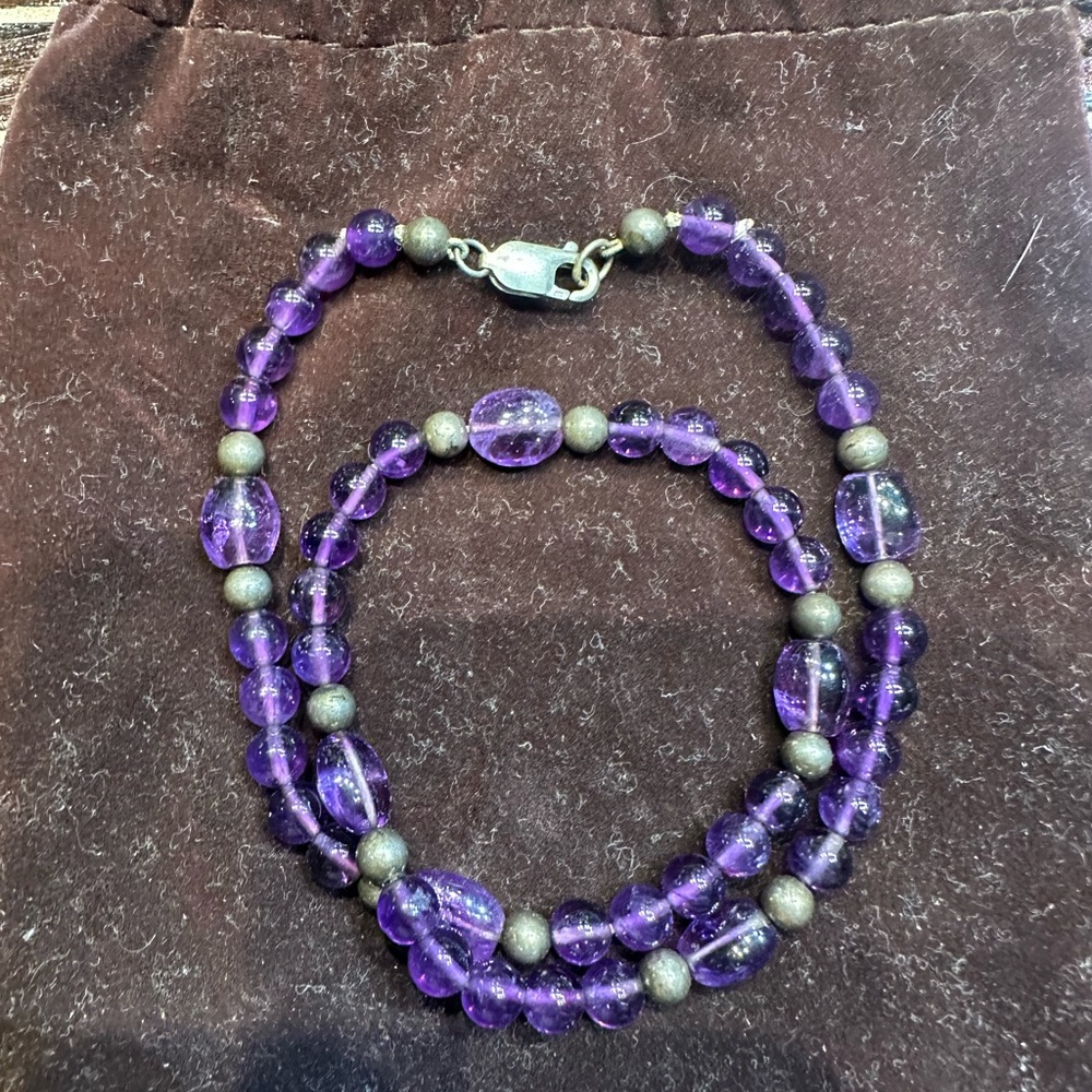 Mary Haltom Purple Necklace
